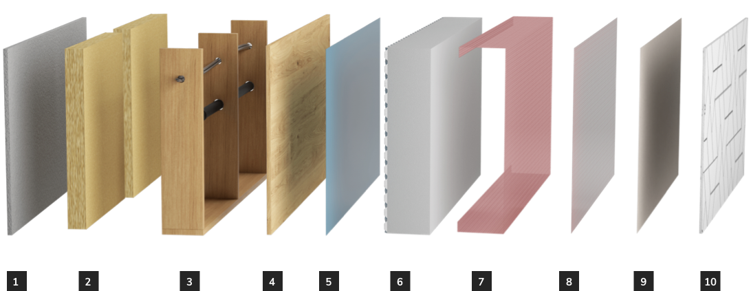 Passive House wall cross-section